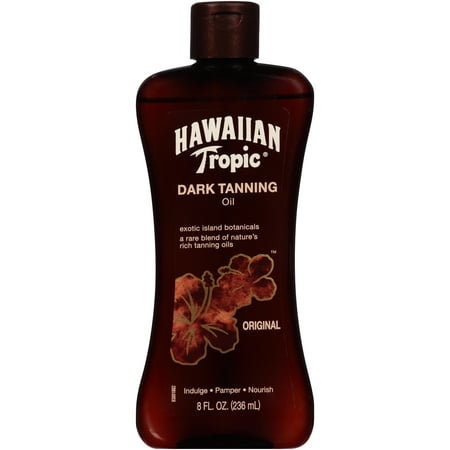 Hawaiian Tropic Original Dark Tanning Oil, 8oz - Walmart.com
