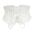 thumbnail image 4 of Kilaqueen Corset Tops for Women Lace-up Elastic Stretch Waist Belt Underbust Corset Waist Cincher Belt Shaper, 4 of 4