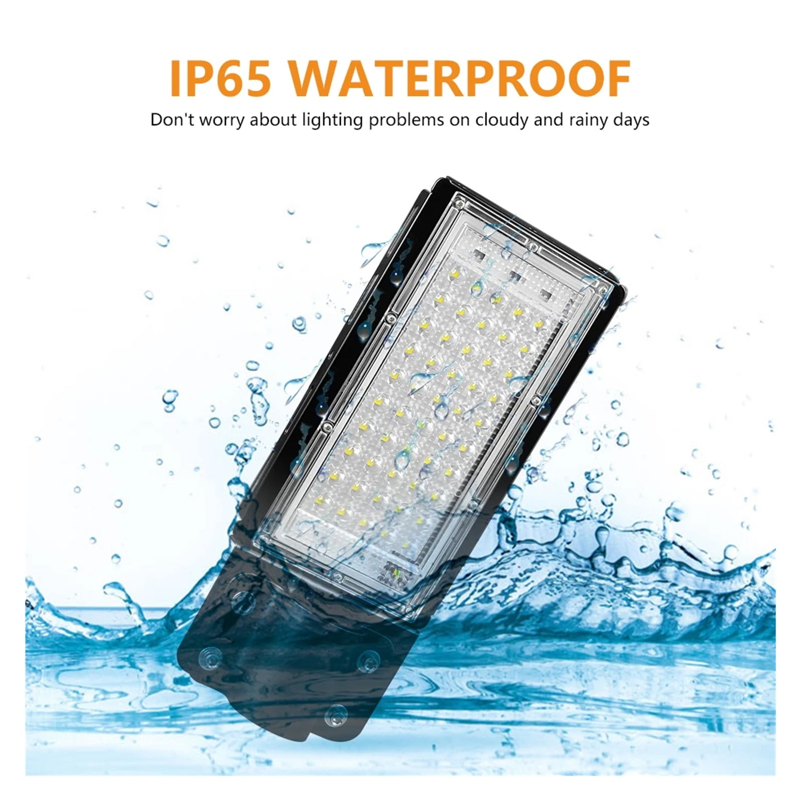 100W LED Floodlight Waterproof IP65 Outdoor Projector Flood Light LED Reflector Spotlight Street Lamp Lighting ,Brings Out Natural Colors