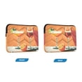 thumbnail image 7 of FORMRS 13-13.3 inch Laptop Sleeve Case Soft Carrying Quilted Computer Bag Cover, Orange Glasses, 7 of 7