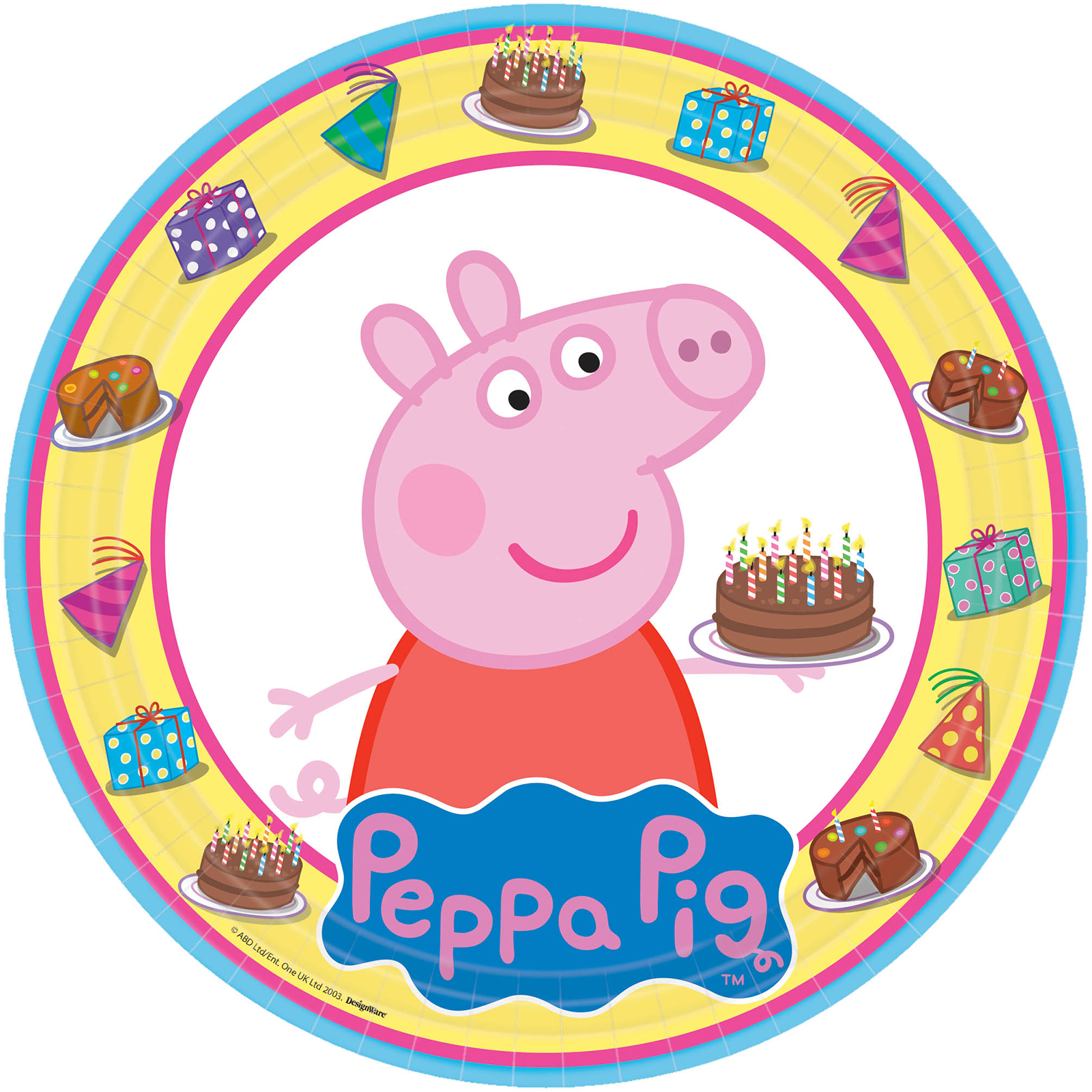  Peppa  Pig  Party Supplies 48 Pack Lunch Plates Walmart  