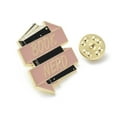 thumbnail image 2 of 12pcs Book Enamel Pins Golden Alloy Badge for Backpack Clothes Rosy Brown 29.5x26.5x1.5mm, 2 of 3