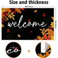 thumbnail image 2 of Waipfaru Fall Doormat Outdoor Welcome Mats for Outside Entrance,Non-Slip Durable Washable Maple Leaves Floor Mat for Indoor Outdoor Fall Decor 17X30 Inch, 2 of 9