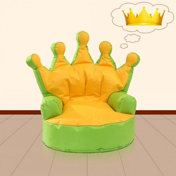 Soft Bean Bag Chair Bag Cover Stuffed Foam Filled Furniture Accessories for Dorm Room green