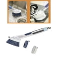 thumbnail image 3 of Cepillo para platos , cepillo para fregar material acero inoxidable, cepillo para fregar, Control de jabón para platos, cepillo para lavar, , Azul BLESIY cepillo dispensador de jabón, 3 of 4