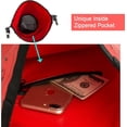 thumbnail image 2 of Mountain Land Waterproof Dry Bag with Inside Zippered Pocket Roll Top Sack Keeps Gear Dry for Kayaking,Boating, Beach, Rafting, Boating, Hiking, Camping and Fishing ( 10 Liter,Red), 2 of 6