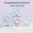 thumbnail image 6 of PurComfy Teens Period Pads with Wings for Tweens, Organic Cotton Sanitary Pads for Teen Girls 9-14, Teen Regular, 18 CT, 6 of 9