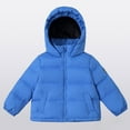 thumbnail image 2 of Staki Puffer Jacket Kids Baby Ultralight Winter Hooded Jacket Coat Windproof Cute Warm Winter Outwear(Sky Blue,3-4 Years), 2 of 8