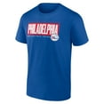 thumbnail image 2 of Men's Fanatics Royal Philadelphia 76ers Box Out T-Shirt, 2 of 3