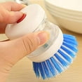 thumbnail image 2 of iKonbi 2 Pcs Cleaning Brush with Soap Dispenser for Kitchen Sink Dish Washer Random Colors, 2 of 4