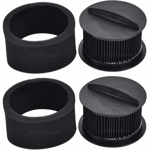 MaximalPower HEPA Foam Filter Set for Bissell 68C7 Powerforce Bagless Turbo Upright  Vacuum Part # 2037913 (2 Pack)