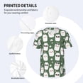 thumbnail image 4 of Daiia Alpaca Faces Mens Baseball Jersey Button Down Shirts Short Sleeve Sports Uniforms-4X-Large, 4 of 9
