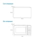 thumbnail image 4 of Microondas Midea 1.1 Pies Blanco, 4 of 4
