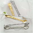 thumbnail image 4 of SHISUYAN Stainless Steel Sugar Cube Clip with Embossed Rose Pattern Ice Cube Tongs, 4 of 9