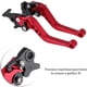 thumbnail image 4 of Front Brake Lever,Motorcycle Brake and Clutch Lever Kit,1Pair Clutch Drum Brake Lever Handle Universal for Most of Motorcycles,Red, 4 of 4
