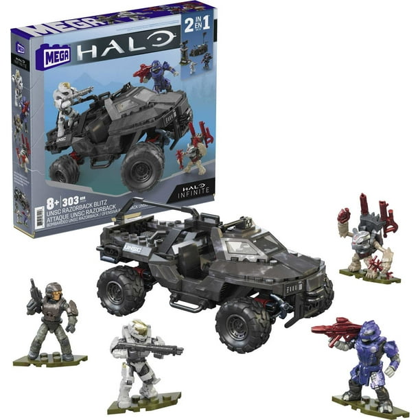 MEGA Halo UNSC Razorback Blitz Halo Infinite Toy Car Building Setfor Adults