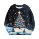 thumbnail image 4 of Sudaderas sin capucha para niños pequeños, niñas y niños, sudaderas con cuello redondo y manga larga estampadas, tops tipo pulóver con bolsillo, top de poliéster para niña, 4 of 6