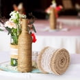 thumbnail image 2 of 10 rollos de rollo de encaje de lino elegante, Material de bricolaje para bodas navideñas, accesorios para manualidades, tipo 5, 2 of 8