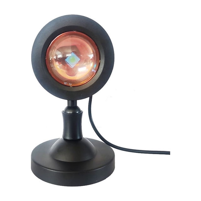 Inteprter Lámpara de proyección de moda hermosa pequeña luz de proyector multiusos lámparas de puesta de sol decoración de fiesta hogar Luna Type2 NO2