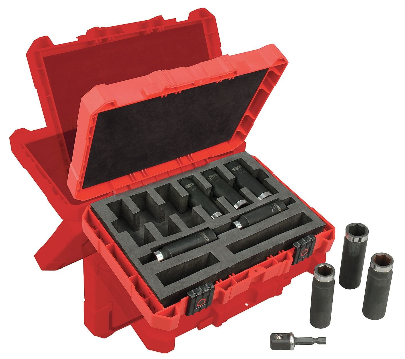 Milwaukee 49664484 Shockwave 1/2" Dr Thin Wall Deep Impact Socket Set