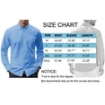 thumbnail image 7 of GENTS BLISS Long Sleeve Mens Dress Shirts Casual Solid Shirts for Men Regular Oxford Tops with Pocket, 7 of 7
