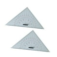 thumbnail image 2 of Chart Drawing Triangle Ruler Triangle Angle Protractor Distance Measurement Large Scale Math Geometry Tool Measuring Ruler for Ship Drawing Isosceles Ruler, 2 of 10