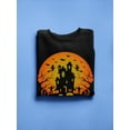 thumbnail image 3 of Halloween Town Sweatshirt Men -Image by Shutterstock, Male x-Large, 3 of 4