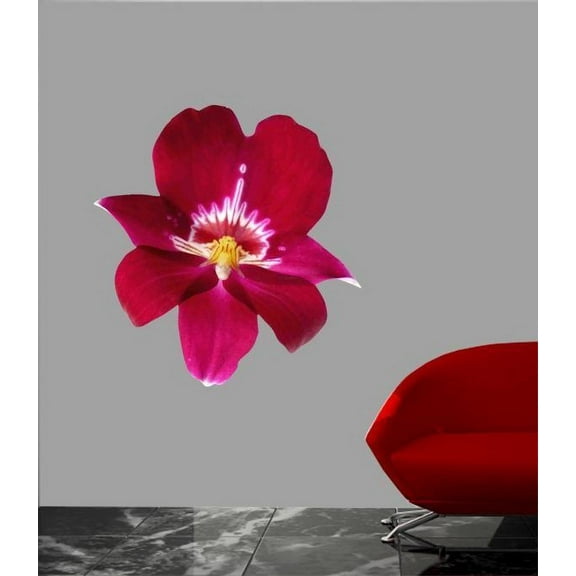 Hollis Red Orchid Wall Decal Cutout
