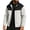 White, variant on Mens Rain Jackets Waterproof Color Block Jacket Lightweight Raincoat for Cycling Golf Hiking Outdoors Comfortable Zipper Jacket