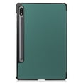 thumbnail image 4 of Allytech Galaxy Tab S9 X710 Case 11", PU Leather Hard Back Cover Auto Sleep Wake Shockproof Protective Kickstand Slim Case Shell for Samsung Galaxy Tab S9 11" - Darkgreen, 4 of 8