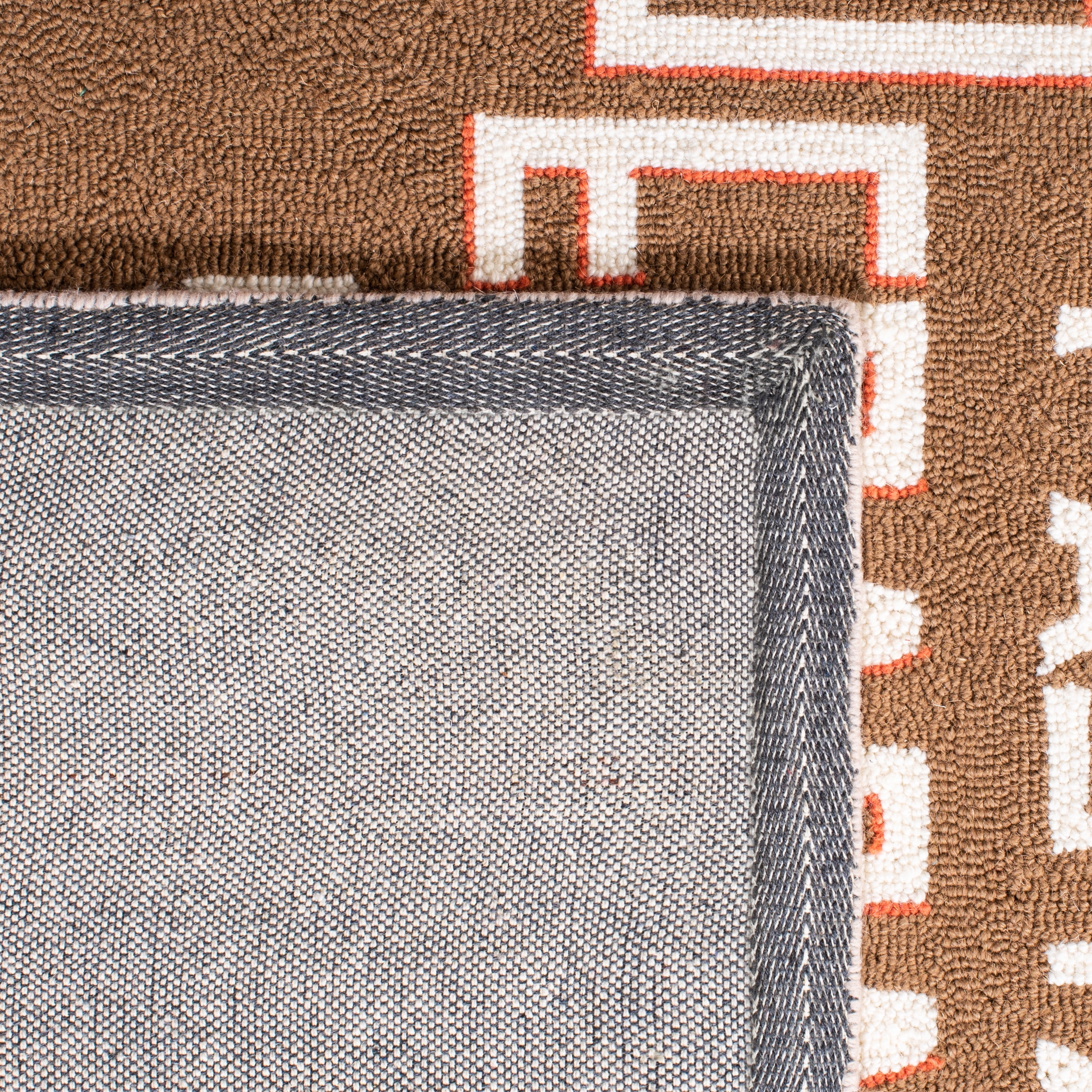 Safavieh Chelsea Vintage Geometric Area Rug, Mocha, 5'3" x 8'3"