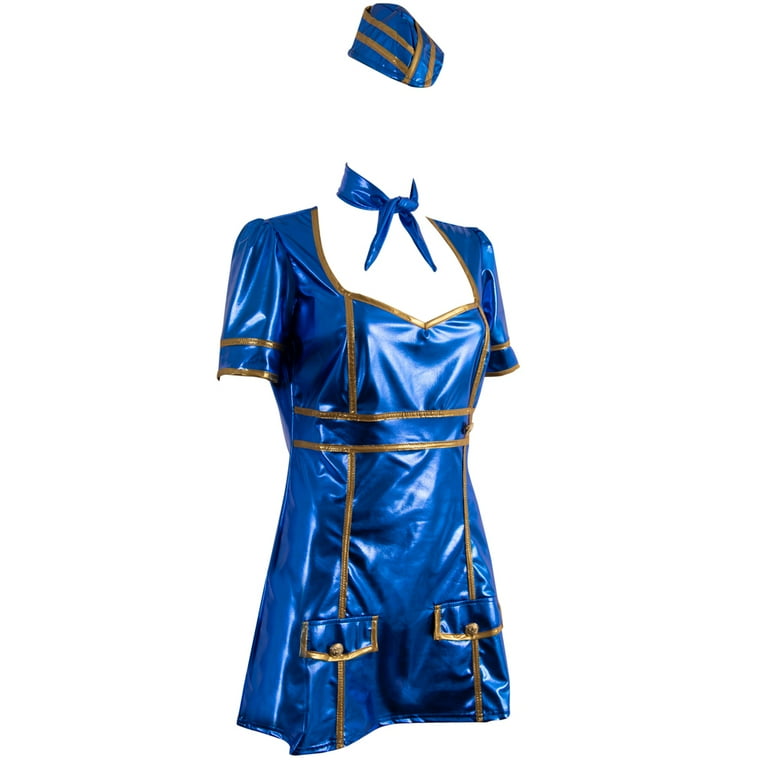 Boo! Inc. Sexy Flight Attendant Halloween Costume | Adult Women Airline  Lady Uniform - Walmart.com