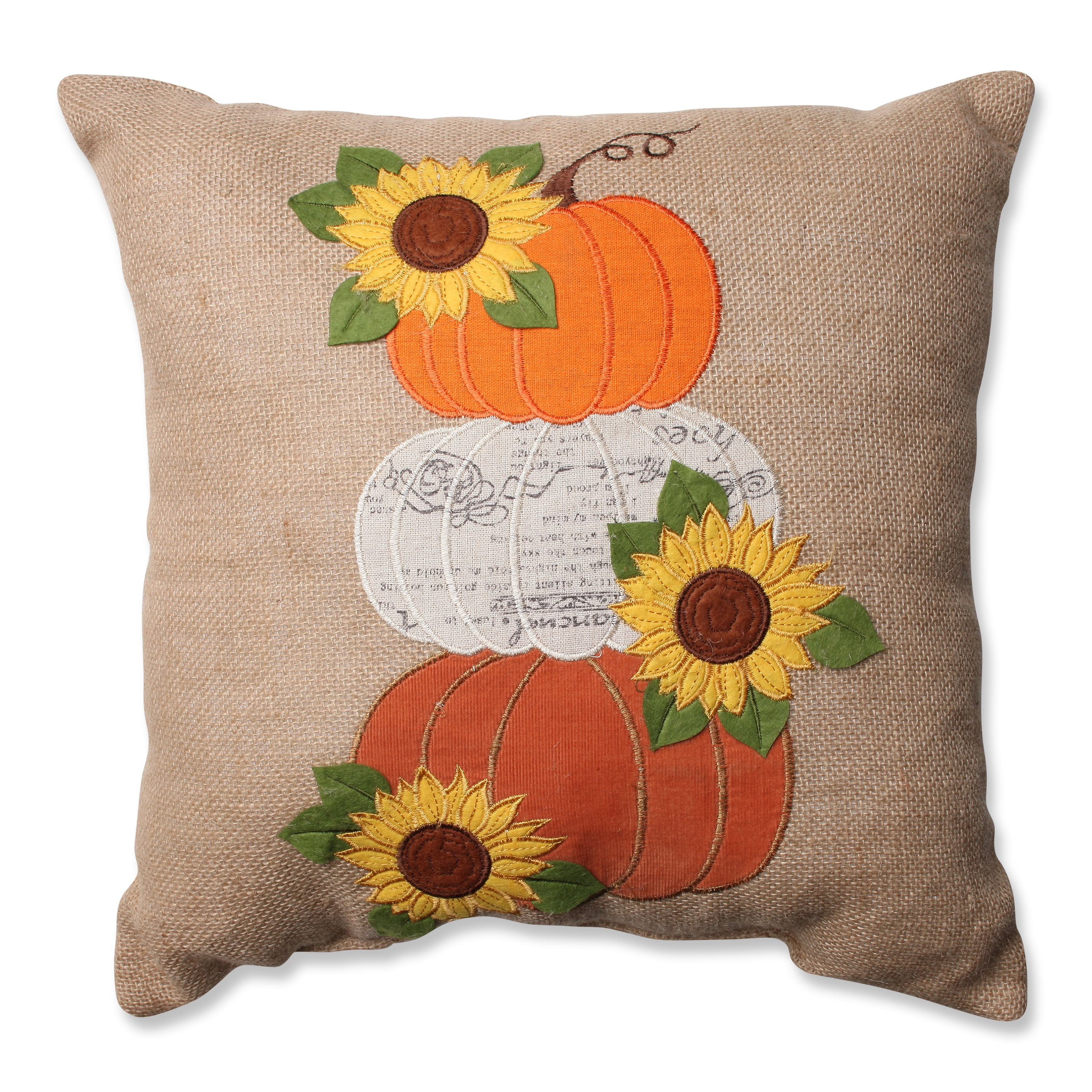 6. Golden Harvest: Pumpkin Pillow