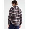 thumbnail image 3 of Free Assembly Men's Stretch Oxford Tartan Shirt with Long Sleeves, Sizes XS-3XL, 3 of 7