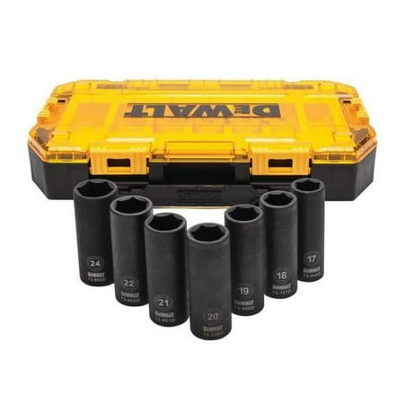 UPC: 0076174747379 | DeWALT DWMT74737 Deep Impact Socket Set 7-Piece