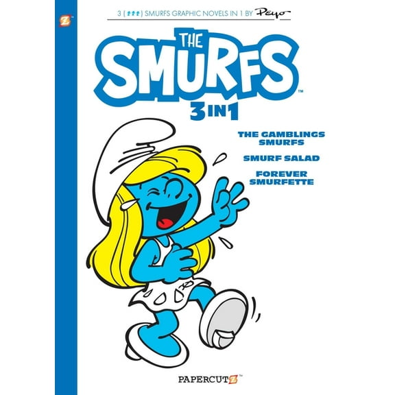 Smurfs Graphic Novels Smurfs 3 in 1 Vol. 9: Collecting the Gambling Smurfs, Smurf Salad and Forever Smurfette, Book 9, (Paperback)