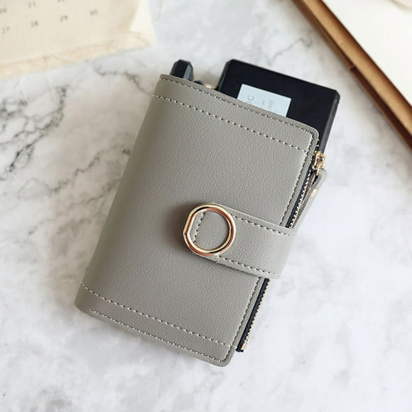 TopLLC Women's Wallets Women Short Style Fashion Pure Color Lovely Coin Purse Card Wallet Bag WOMAN wallet