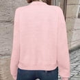 thumbnail image 4 of TKLPEHG Womens Zip Up Jackets Casual Stand Collar Zip Up Long Sleeve Coats Spring Fashion Comfy Coats Outerwear (Pink,XXXXL), 4 of 7