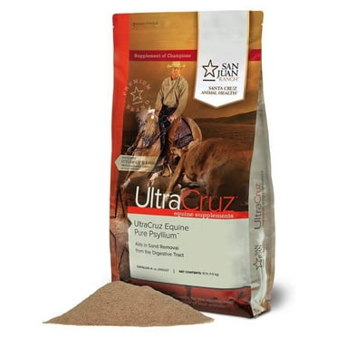 UltraCruz Equine Pure Psyllium Supplement for Horses, 10 lb (45 Day Supply)