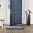 thumbnail image 4 of 2x5' Linden Grey Tufted Stripe Floor Runner, 4 of 4