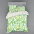 thumbnail image 2 of Ambesonne Nature Bedding Set 3 Pcs, Leaves Forest Pattern, Twin XL, Multicolor, 2 of 3