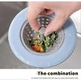 thumbnail image 2 of 2 Pack Kitchen Sink Drain Strainer, Silicone Food Sink Strainer, Drain, 2 of 2
