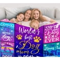thumbnail image 4 of Mom Blanket Gifts for Mom,Mothers Day Best Gifts for Mom from Daughter Son,Super Soft Throw Blankets for Mom's Birthday Gifts for Bed Couch 50”x40”, 4 of 5
