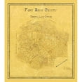 thumbnail image 3 of Unknown 20x22 Black Modern Framed Museum Art Print Titled - Fort Bend County Texas - 1892, 3 of 5