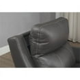 thumbnail image 7 of Furniture of America Soron Contemporary Leather 3-Piece Sofa Recliner in Gray, 7 of 7