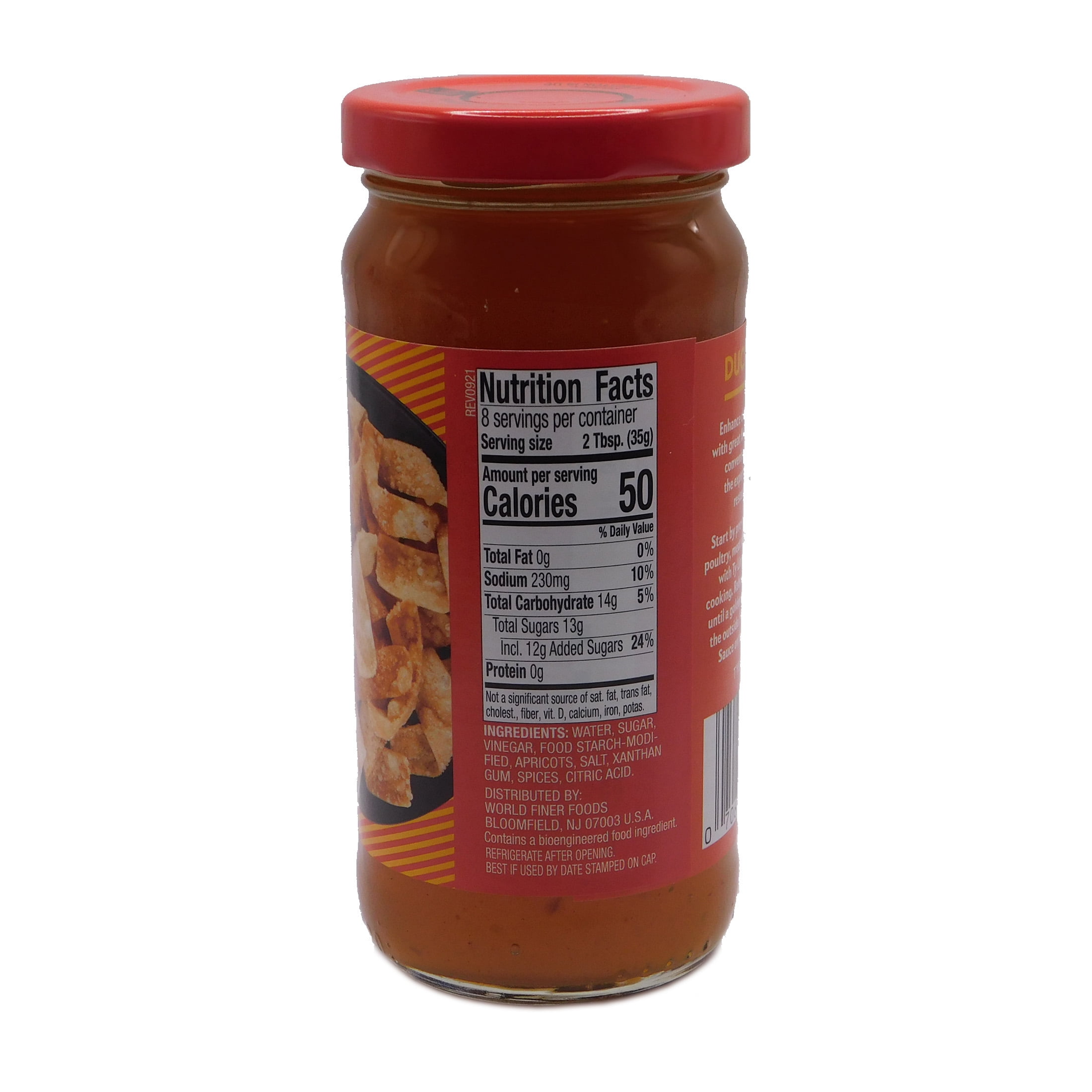 (4 pack) Ty Ling Duck Sauce 10 oz - Classic Chinese Cuisine with Allergens Information