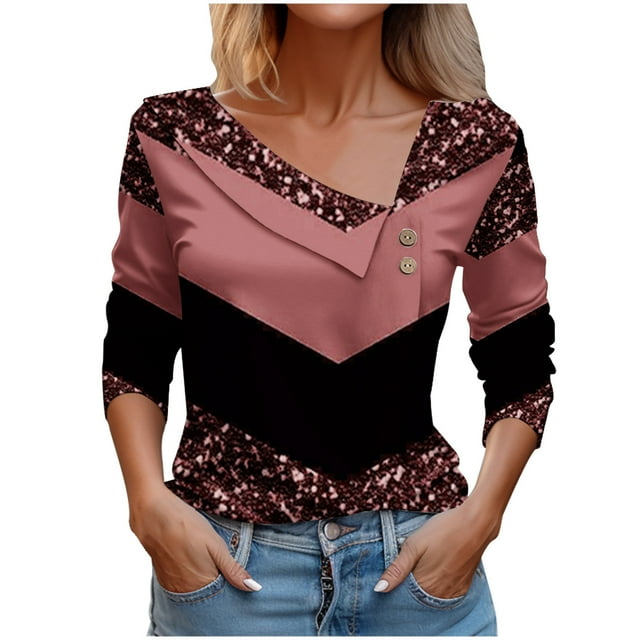 FAIWAD Chandails en Molleton à Manches Longues pour Femmes Col Rond Décontracté Couleur Unie Imprimé Cœur Chandail en Molleton Ample