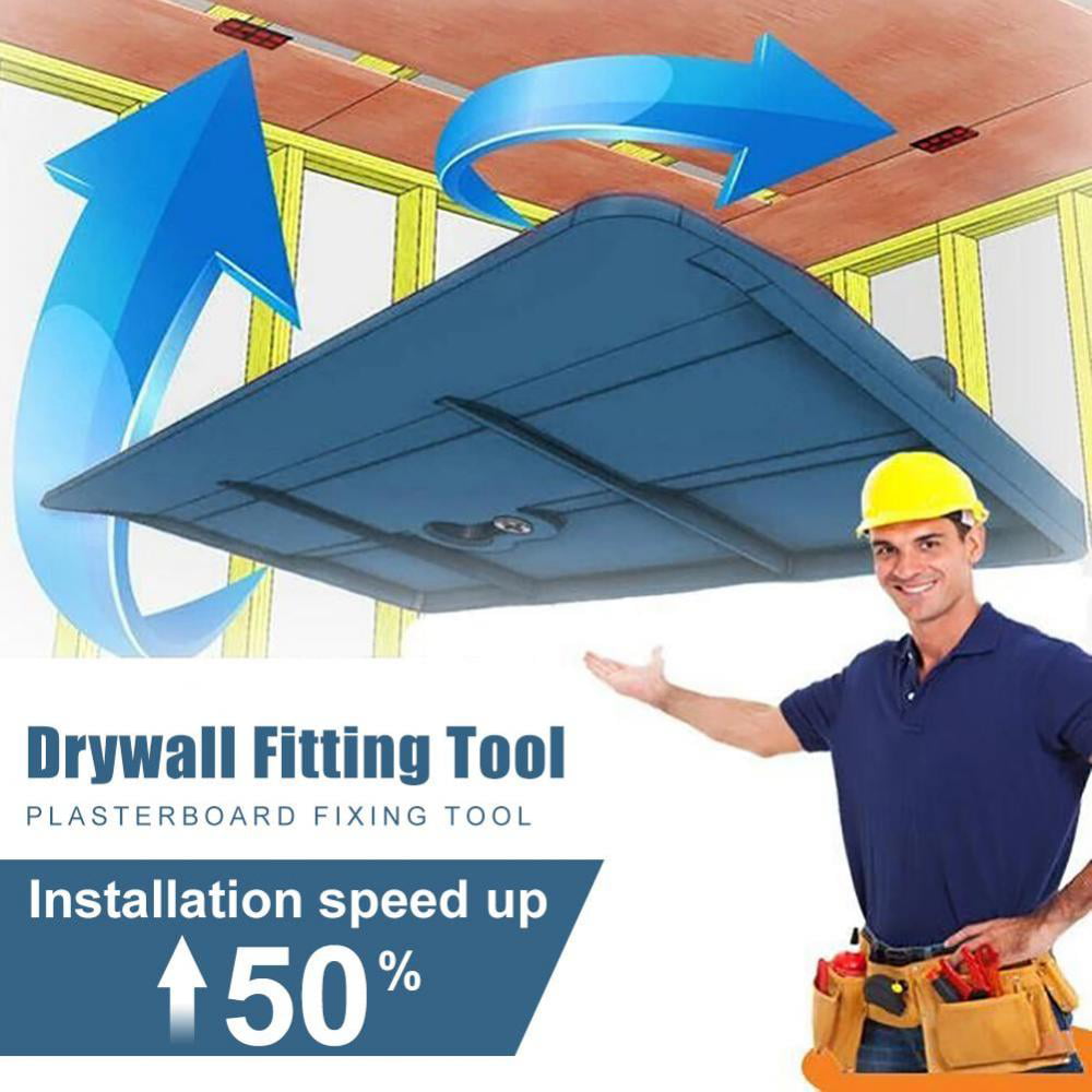 1 Pair Ceiling Positioning Plate Drywall Fitting Flexible Speeds up 50% 