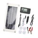 thumbnail image 5 of Kit de panel solar para RV Panel de cargador de batería PET de polisilicio de 30 W con controlador de voltaje de carga de 50 A para cabinas, botes, infantes de marina, 5 of 10