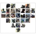 thumbnail image 4 of Casco Motocicleta Moto Cross Cerrado Certificado Dot 2 Viseras Dara Baby D0066, 4 of 5